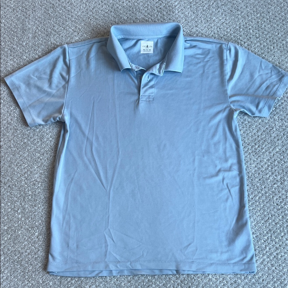 Crewcuts Light Blue Active Polo Shirt